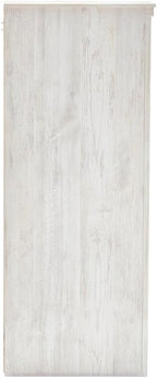 Signature Design by Ashley Paxberry 6 Drawer Dresser, Arrives Pre-Assembled, Engineered Wood and Decorative Laminate, Boho Chest of Drawers for Bedroom, Whitewash, 62"W x 16"D x 40"H