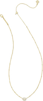 Kendra Scott Mini Elisa 14k Gold-Plated Satellite Short Pendant Necklace, Fashion Jewelry for Women