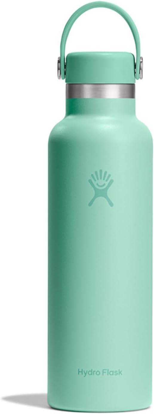 Hydro Flask Water Bottle - Insulated Stainless Steel - Non Spill, Leakproof in 21 Oz Mermaid Green