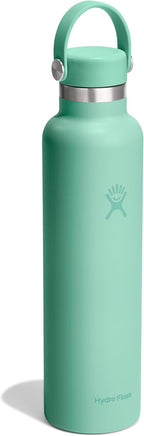 Hydro Flask Water Bottle - Insulated Stainless Steel - Non Spill, Leakproof in 24 Oz Mermaid Green