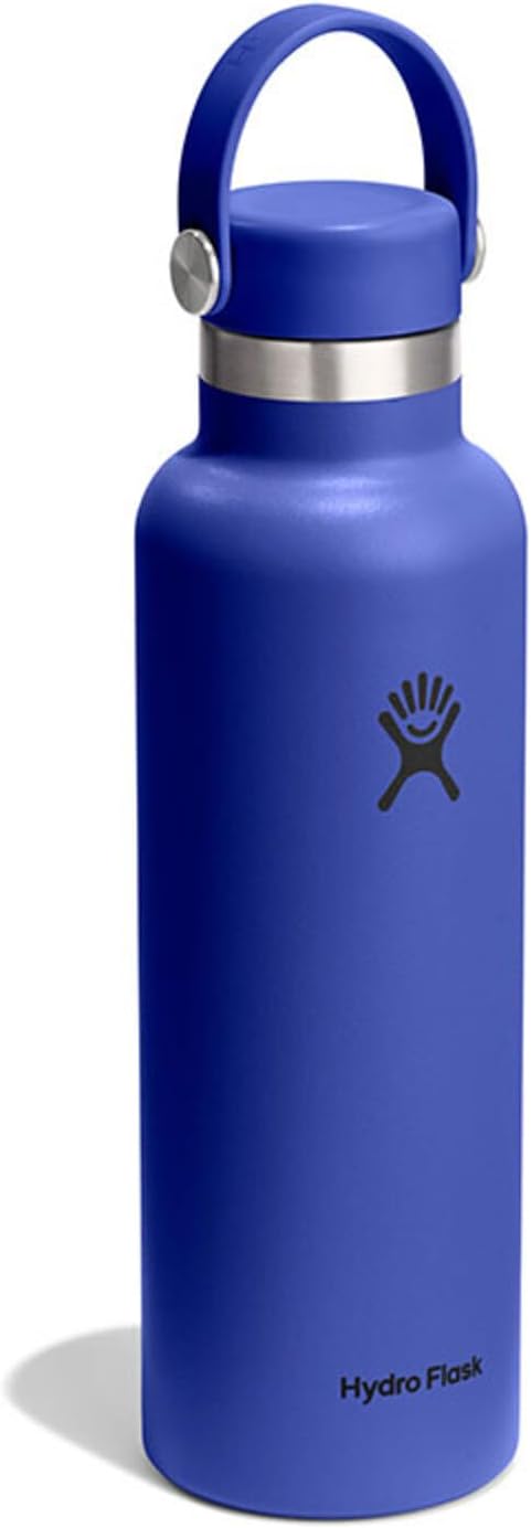 Hydro Flask Water Bottle - Insulated Stainless Steel - Non Spill, Leakproof in 21 Oz Capri Blue
