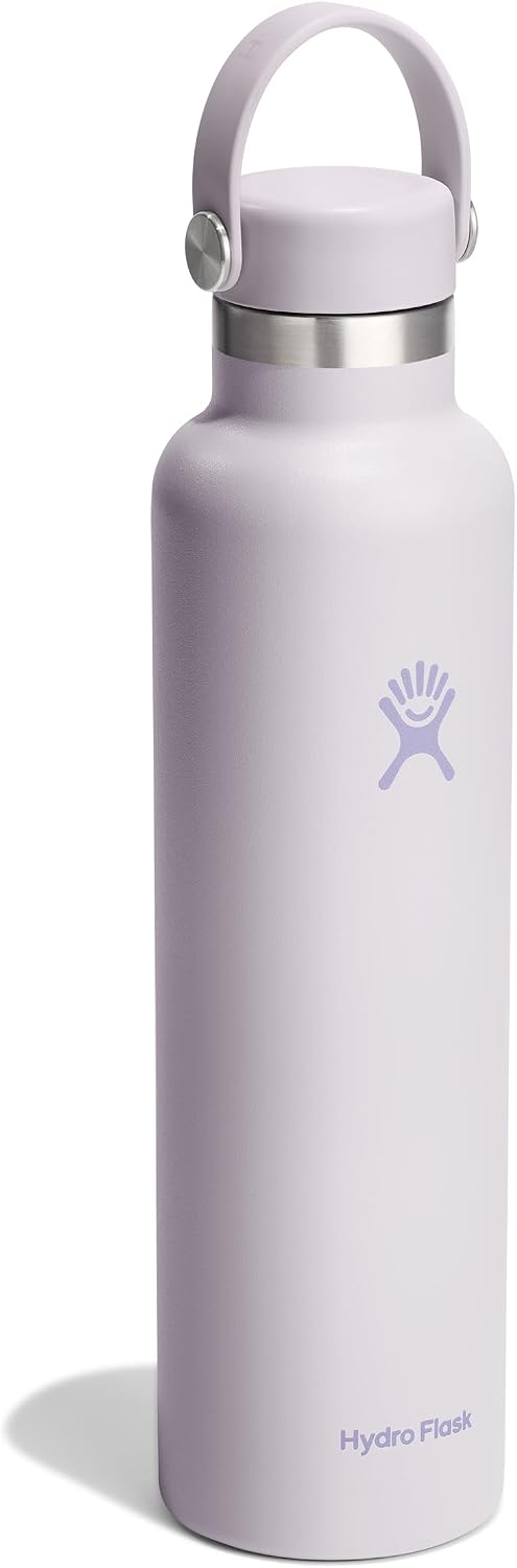 Hydro Flask Water Bottle - Insulated Stainless Steel - Non Spill, Leakproof in 24 Oz Cloud Pink