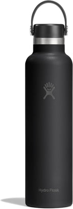 Hydro Flask Water Bottle - Insulated Stainless Steel - Non Spill, Leakproof in 24 Oz Tonal Black