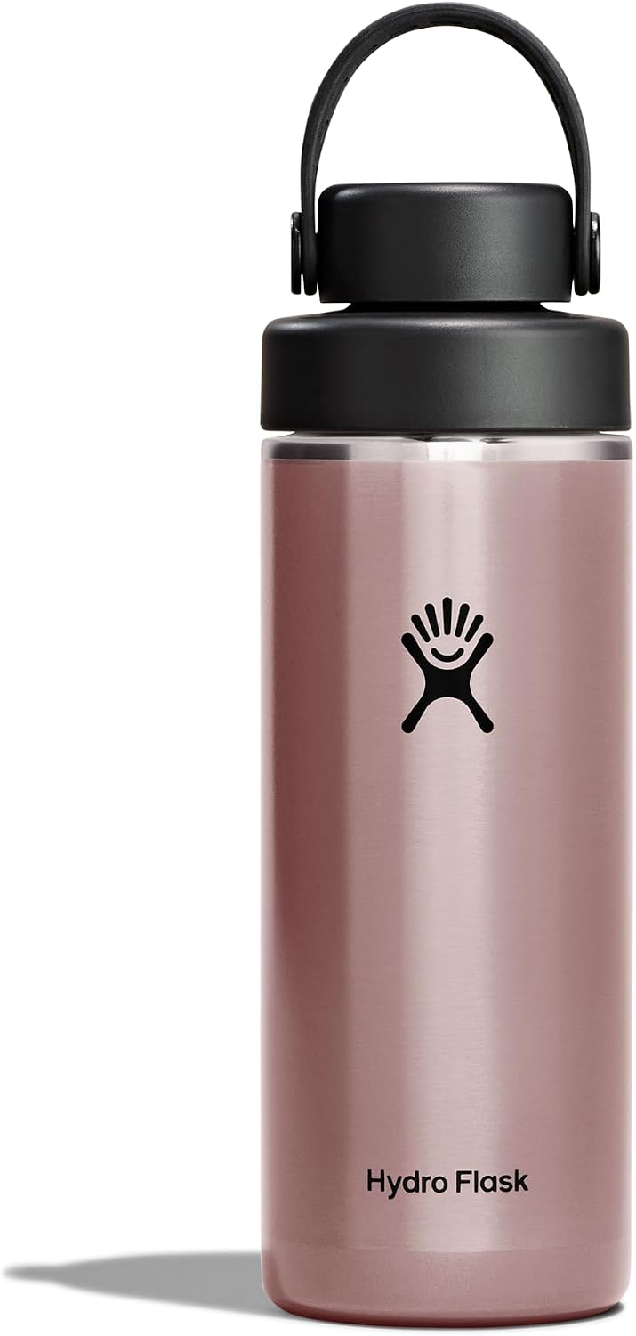 Hydro Flask Lightweight Wide Flex Chug Cap - Insulated Stainless Steel Water Bottle 16 Oz Quartz