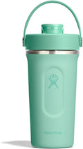 Hydro Flask Shaker Bottle – Insulated Stainless Steel Gym Bottle for Pre Workout & Protein 24 Oz Mermaid Green