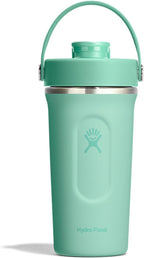 Hydro Flask Shaker Bottle – Insulated Stainless Steel Gym Bottle for Pre Workout & Protein 24 Oz Mermaid Green