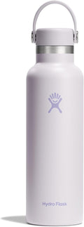 Hydro Flask Water Bottle - Insulated Stainless Steel - Non Spill, Leakproof in 21 Oz Cloud Pink