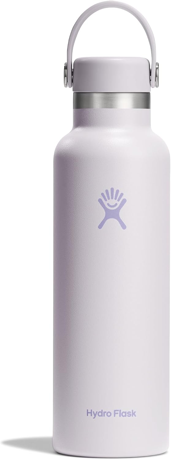 Hydro Flask Water Bottle - Insulated Stainless Steel - Non Spill, Leakproof in 21 Oz Cloud Pink