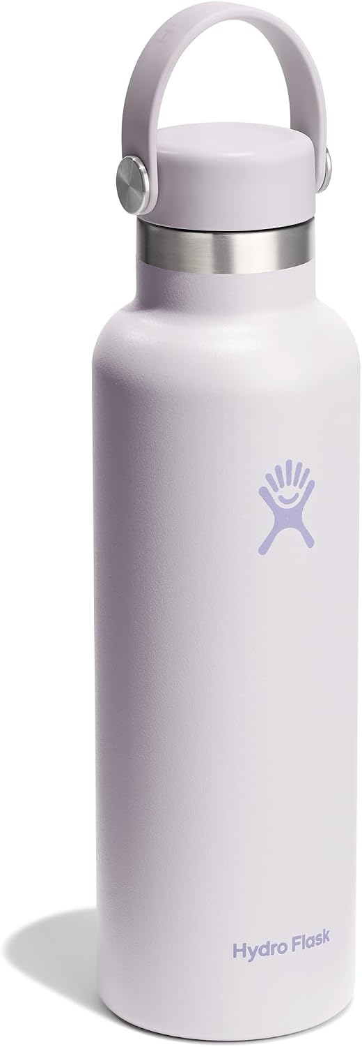 Hydro Flask Water Bottle - Insulated Stainless Steel - Non Spill, Leakproof in 21 Oz Cloud Pink