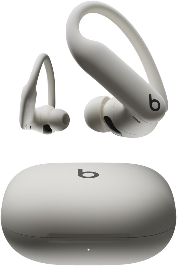 Beats Powerbeats Pro 2 - Wireless Noise Cancelling Workout Earbuds with Secure- Fit Earhooks, Up to 45-Hour Battery with Charging Case, Sweat & Water Resistant, Heart Rate Monitoring - Quick Sand