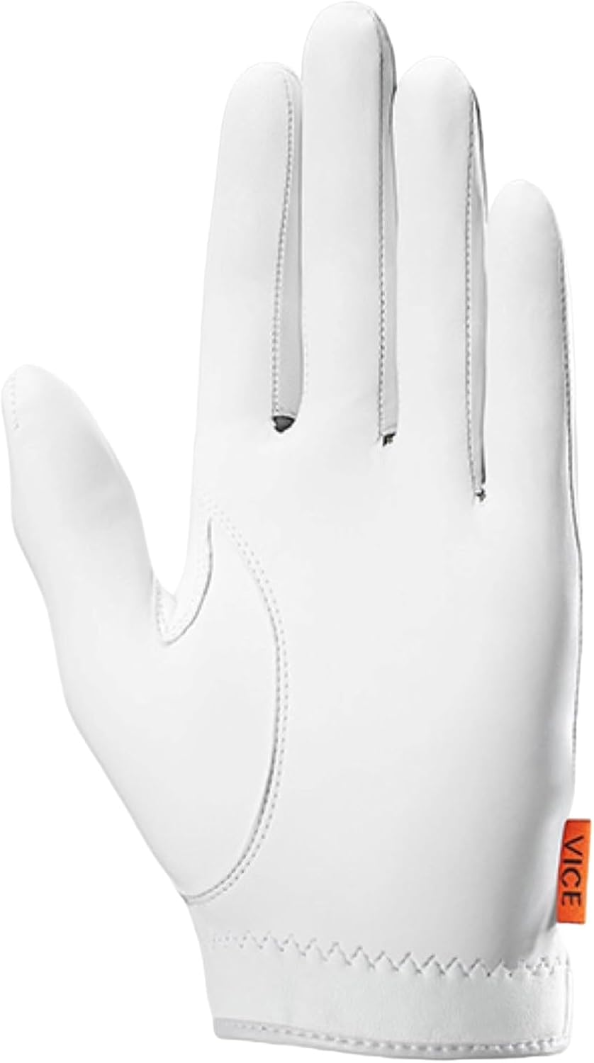 Vice Pure Golf Glove, White