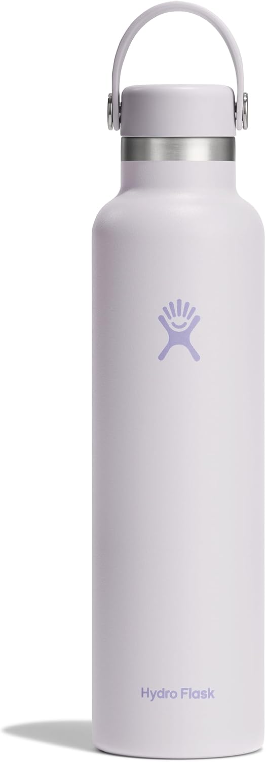 Hydro Flask Water Bottle - Insulated Stainless Steel - Non Spill, Leakproof in 24 Oz Cloud Pink