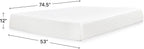 Signature Design by Ashley Chime Memory Foam 12" Full Mattress with Thick Memory and Support Foam for Pressure Relief, Fiberglass Free, Mattress In A Box