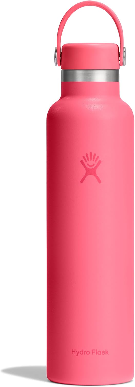 Hydro Flask Water Bottle - Insulated Stainless Steel - Non Spill, Leakproof in 24 Oz Popstar Pink