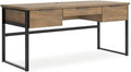 Signature Design by Ashley Valehurst 67" Home Office Desk in Brown