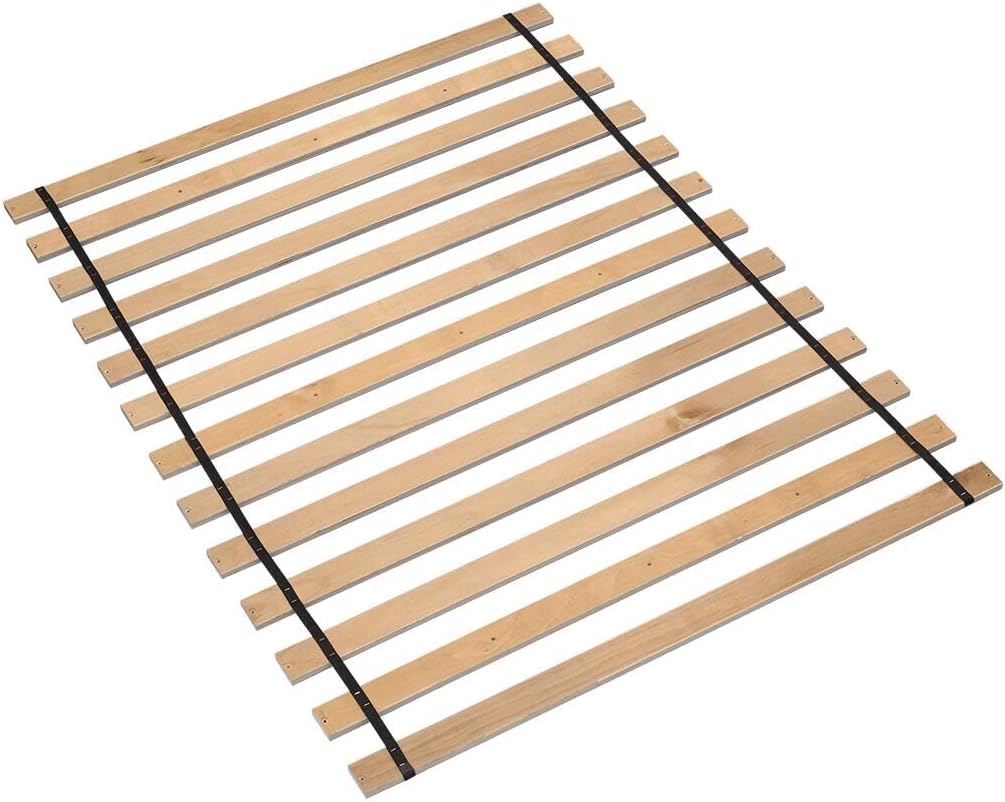Signature Design by Ashley Platform Full Roll Slats, Full Size Bunkie Board Alternative, Replacement Bed Slats, Low-Profile Mattress Support with Pre-Drilled Pilot Holes, Brown