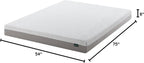 Zinus 6 Inch Ultima Memory Foam Mattress [New Version], Full, Fiberglass Free, Medium Firm Feel, Breathable Airflow Memory Foam, Certified Safe Foams & Fabric, Mattress in A Box