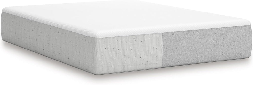 Signature Design by Ashley Queen Size Cool Max 12 Inch Medium Plush Cooling Gel Infused Memory Foam Mattress for Pressure Relief, Fiberglass-Free, Mattress in A Box