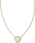 Kendra Scott Brynne Shell Short Pendant Necklace, Fashion Jewelry for Women