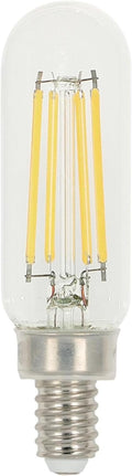 Westinghouse Lighting 5335000 5 Watt (60 Watt Equivalent) T8 Dimmable Clear Filament LED Light Bulb, Candelabra Base