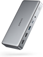 Anker Docking Station (DL6350), 10-Port Triple Display with Displaylink, Docking Station with Dual HDMI and DisplayPort for Windows Laptops, MacBook Air/Pro and More