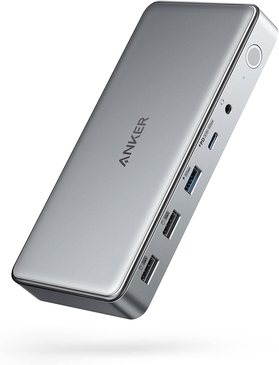 Anker Docking Station (DL6350), 10-Port Triple Display with Displaylink, Docking Station with Dual HDMI and DisplayPort for Windows Laptops, MacBook Air/Pro and More