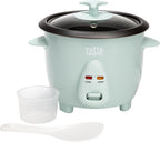 Tasty Mini Rice Cooker with Removable Nonstick Bowl and Auto Keep Warm Function, Great For Soups, Stews, Grains and Oats, 6 Cups Cooked (3 Cups Uncooked), 1.5-Quart, Aqua