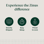 Zinus Leonardo Metal Platform Bed Frame, Victorian Spindle Style Headboard and Footboard, Heavy Duty Bed Base, Ample Underbed Space, Queen