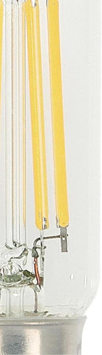 Westinghouse Lighting 5335000 5 Watt (60 Watt Equivalent) T8 Dimmable Clear Filament LED Light Bulb, Candelabra Base
