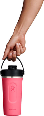Hydro Flask Shaker Bottle – Insulated Stainless Steel Gym Bottle for Pre Workout & Protein 24 Oz Popstar Pink