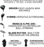 Vice Golf Women's Boost Complete Club Set with Golf Bag (Right Hand)