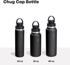 Hydro Flask Water Bottle - Insulated Stainless Steel - Wide Mouth Flex Chug Lid, Non Spill, Leakproof in 32 Oz Mermaid Green