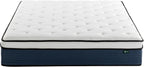 Zinus 12 Inch Comfort Support Hybrid Mattress [New Version], Queen, Fiberglass Free, Medium Plush, Motion Isolation, Certified Safe Foams & Fabric, Mattress in A Box