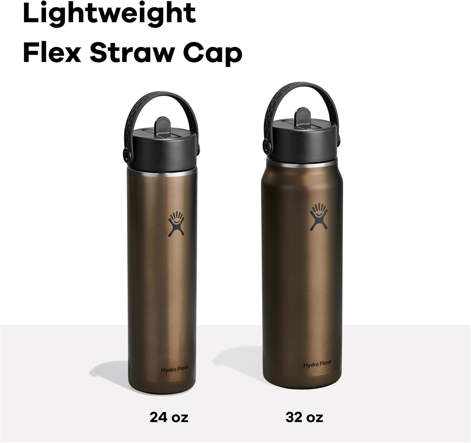 Hydro Flask 24 Oz Lightweight Wide Straw Lid - Insulated Stainless Steel Water Bottle - Hiking, Commuting Sapphire Blue