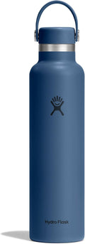 Hydro Flask Water Bottle - Insulated Stainless Steel - Non Spill, Leakproof in 24 Oz Harbor Blue