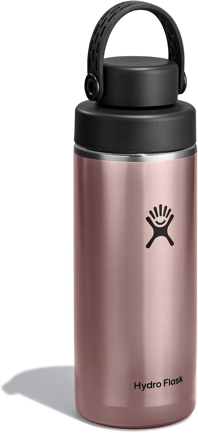 Hydro Flask Lightweight Wide Flex Chug Cap - Insulated Stainless Steel Water Bottle 16 Oz Quartz