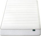 Zinus 6 Inch Foam and Spring Hybrid Mattress [New Version], Twin, Medium Firmness, Durable Support, Certified Safe Foams & Fabric, Mattress in A Box, White