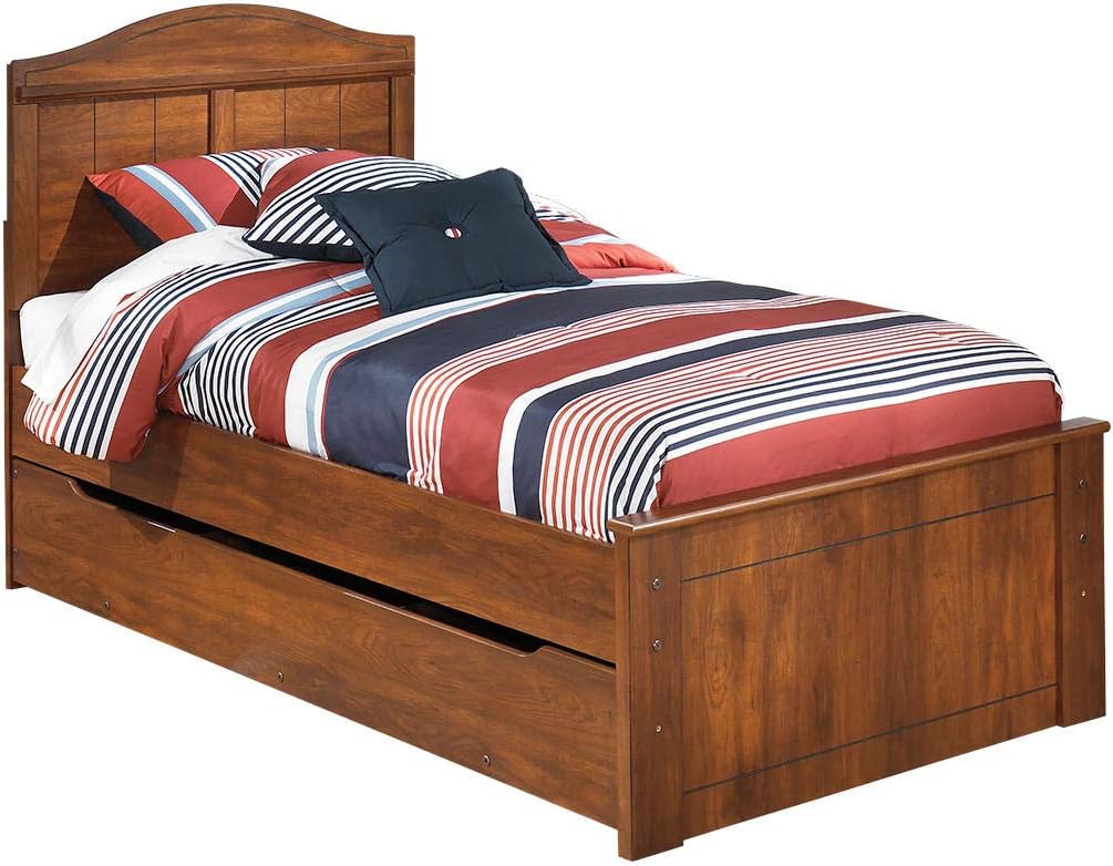 Signature Design by Ashley Twin Wooden Bunkie Board Roll Slats, .56 Inch Mattress Support
