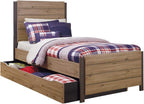 Signature Design by Ashley Twin Wooden Bunkie Board Roll Slats, .56 Inch Mattress Support