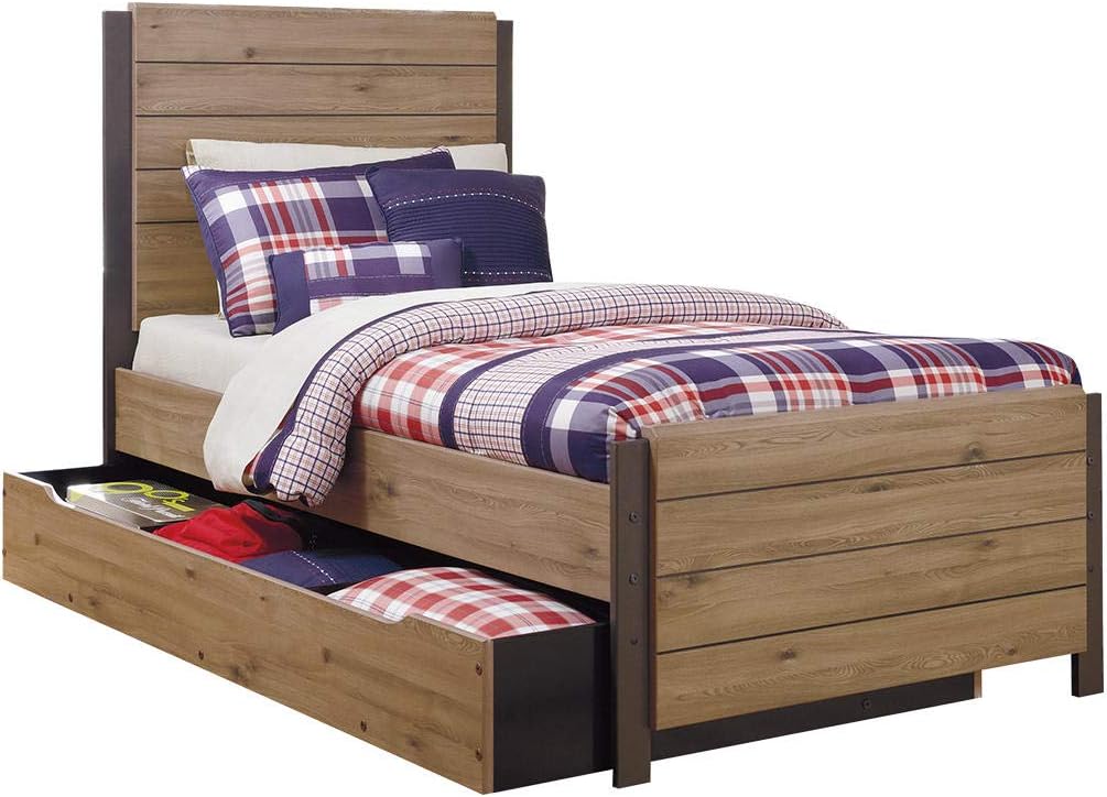Signature Design by Ashley Twin Wooden Bunkie Board Roll Slats, .56 Inch Mattress Support