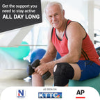 DR. BRACE ELITE Knee Brace with Side Stabilizers & Patella Gel Pads for Maximum Knee Pain Support and fast recovery for men and women-Please Check How To Size Video (Pluto, Large)