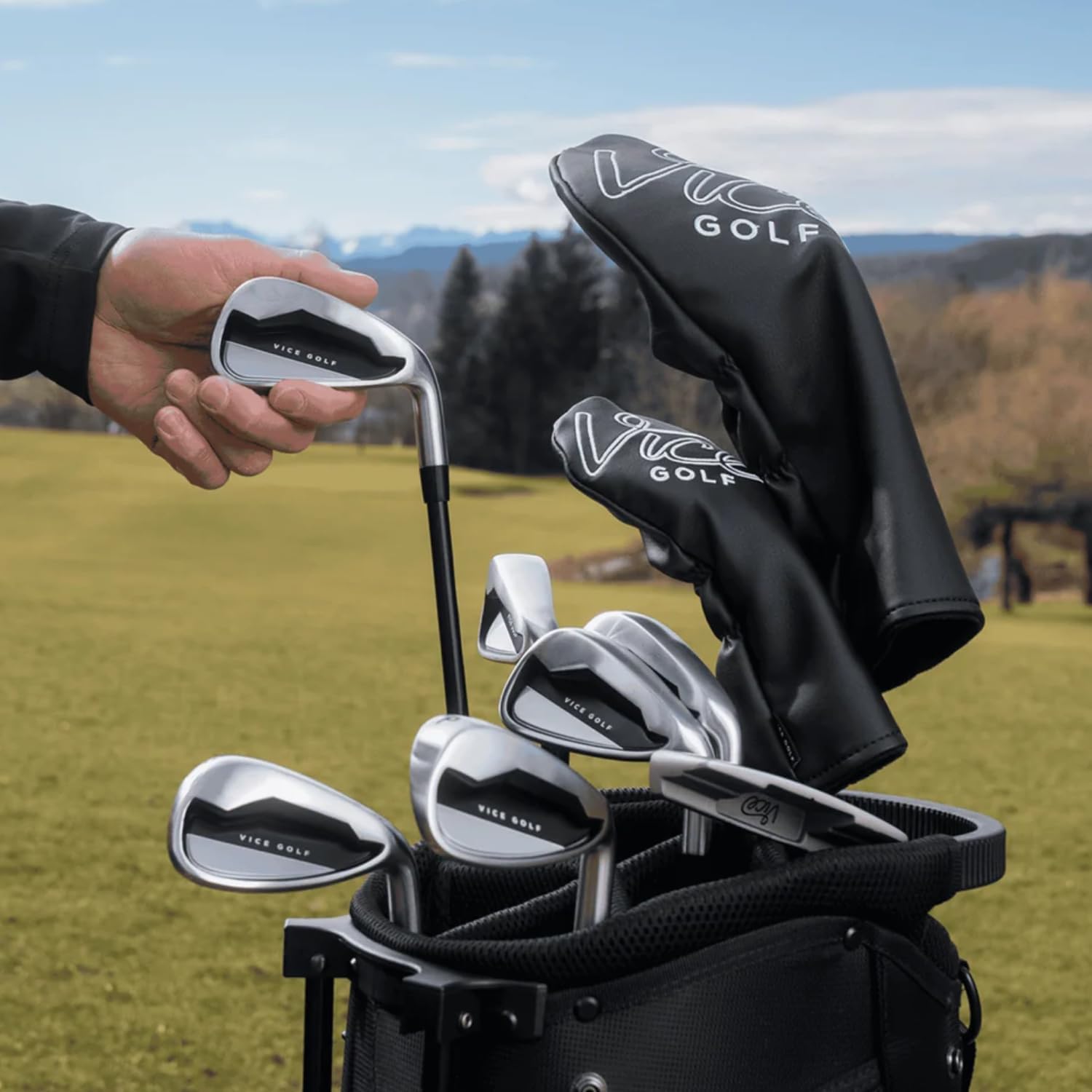 Vice Golf Men's Boost Complete Club Set with Golf Bag (Right Hand)