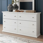 Signature Design by Ashley Bostwick Shoals Children's Traditional 6 Drawer Dresser, White