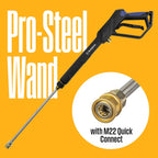 Westinghouse WPX2700e Electric Pressure Washer, 2700 Max PSI and 1.76 Max GPM, Induction Motor, Onboard Soap Tank, Spray Gun and Wand, 5 Nozzle Set, for Cars/Fences/Driveways/Homes/Patios/Furniture