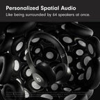 Beats Solo 4 - Wireless On-Ear Bluetooth Headphones, Up to 50-Hour Battery Life, Ultra-Lightweight Comfort, Powerful and Balanced Sound, Apple & Android Compatible - Matte Black