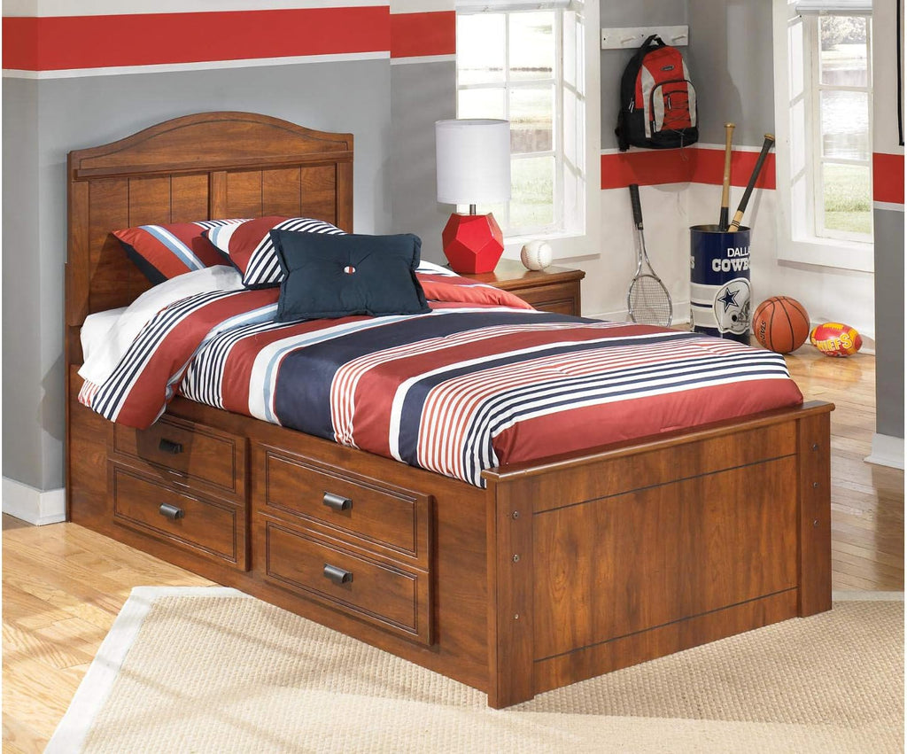 Signature Design by Ashley Twin Wooden Bunkie Board Roll Slats, .56 Inch Mattress Support