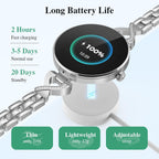 Smart Watches for Women, Answer/Make Call, 1.04'' AMOLED, 24H Sleep Tracker, Fitness Tracker with Heart Rate/Blood Pressure/SpO2/Stress Monitor, 100+ Sport Modes Waterproof Smartwatch for IOS/Android