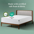 Zinus 12 Inch Green Tea Cooling Memory Foam Mattress [New Version], King, Fiberglass Free, Medium Firmness, Cooling Gel Foam, Certified Safe Foams & Fabric, Mattress in A Box