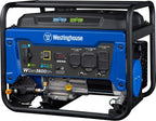 Westinghouse 4650 Peak Watt Dual Fuel Portable Generator, RV Ready 30A Outlet, Gas & Propane Powered