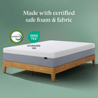 Zinus 10 Inch Green Tea Essential Memory Foam Mattress [New Version], Queen, Fiberglass Free, Medium Feel, Breathable Airflow Memory Foam, Certified Safe Foams & Fabric, Mattress in A Box